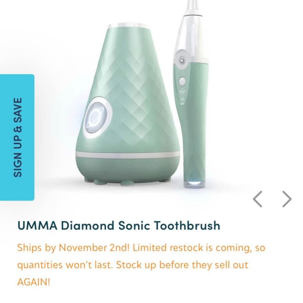 Mint Green Electric Toothbrush Set - Picture 5 of 6